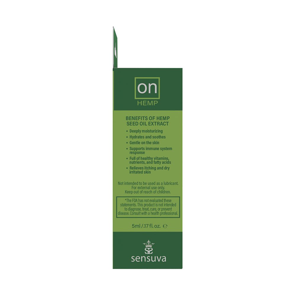 Sensuva ON Hemp-Infused Arousal Oil 5 ml - Image 3
