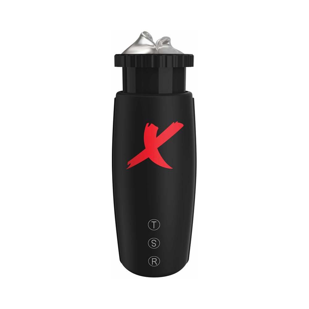 PDX Elite Moto-Bator Thrusting Suction Masturbator Clear/Black - Image 4