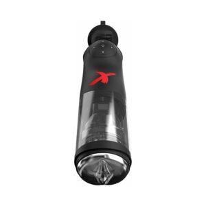 Alternative view of PDX Elite Deluxe Mega-Bator Rotating Thrusting Masturbator Clear/Black