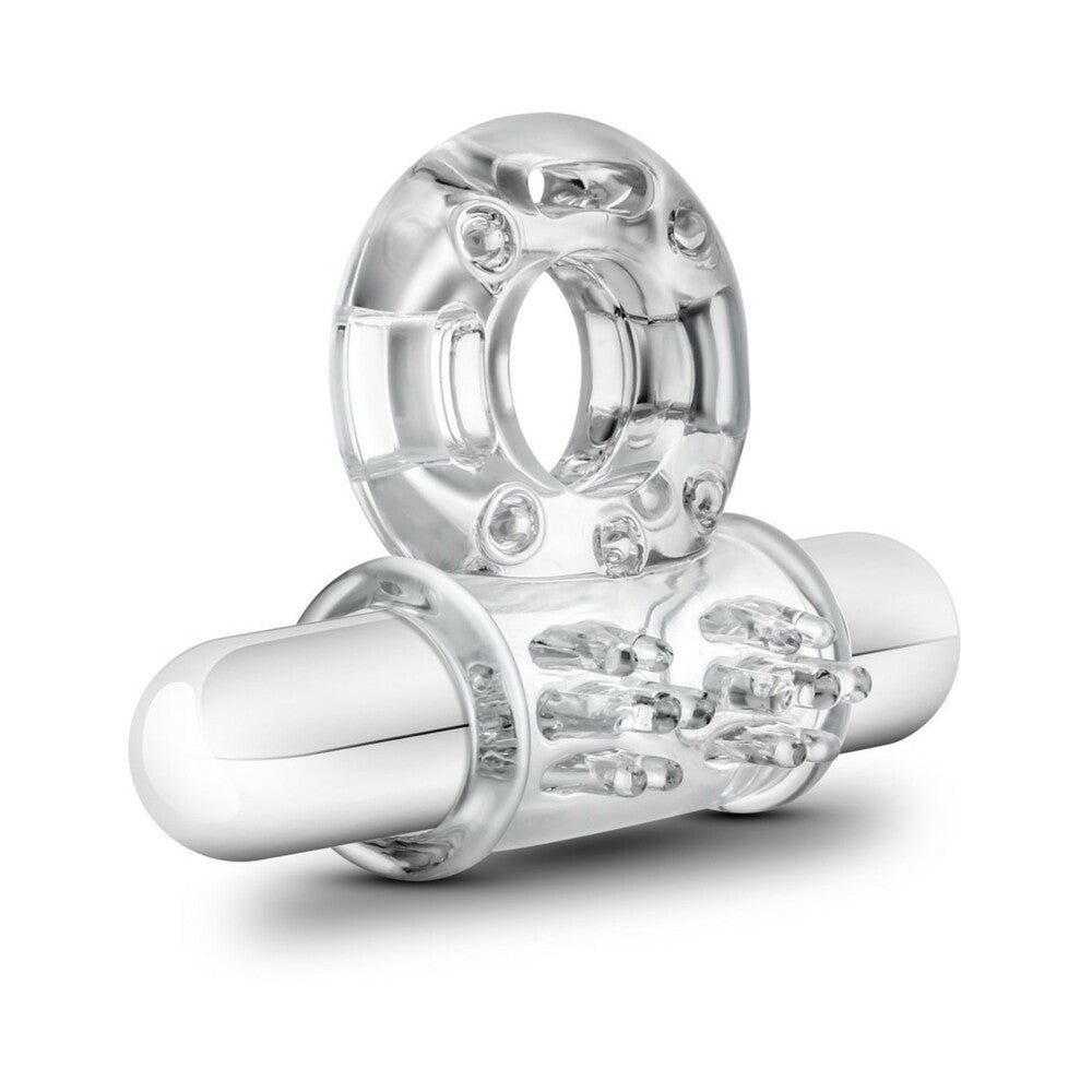 Stay Hard 10 Function Vibrating Bull Ring Clear - Image 4