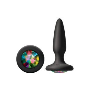 Alternative view of Glams Mini Anal Plug Rainbow Gem