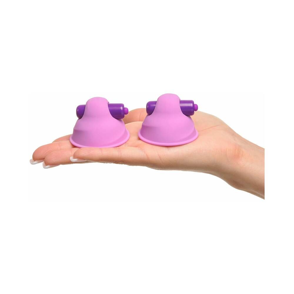 Fantasy For Her Silicone Vibrating Nipple Suck-Hers Purple - Image 5