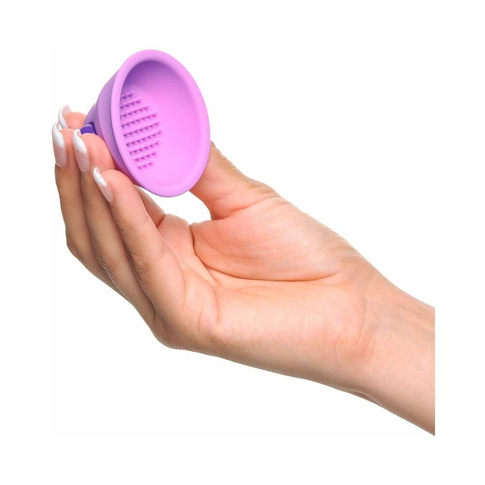 Fantasy For Her Silicone Vibrating Nipple Suck-Hers Purple - Image 6
