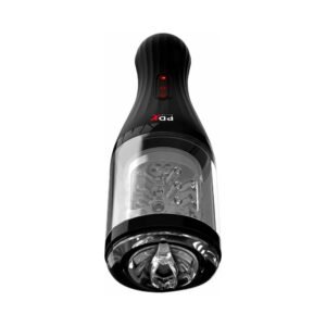 Alternative view of PDX Elite Talk Dirty Rotobator Rechargeable Rotating Masturbator Clear/Black