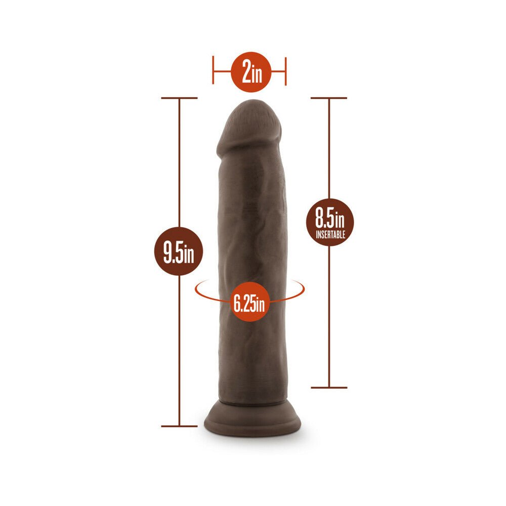 Dr. Skin Realistic 9 in. Dildo Brown - Image 7