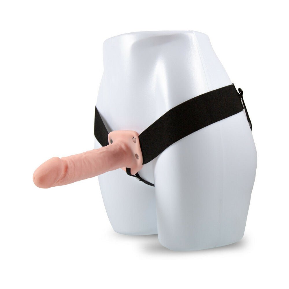 Dr. Skin 7 in. Hollow Strap-On Beige - Image 2