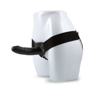 Alternative view of Dr. Skin 6 in. Hollow Strap-On Black