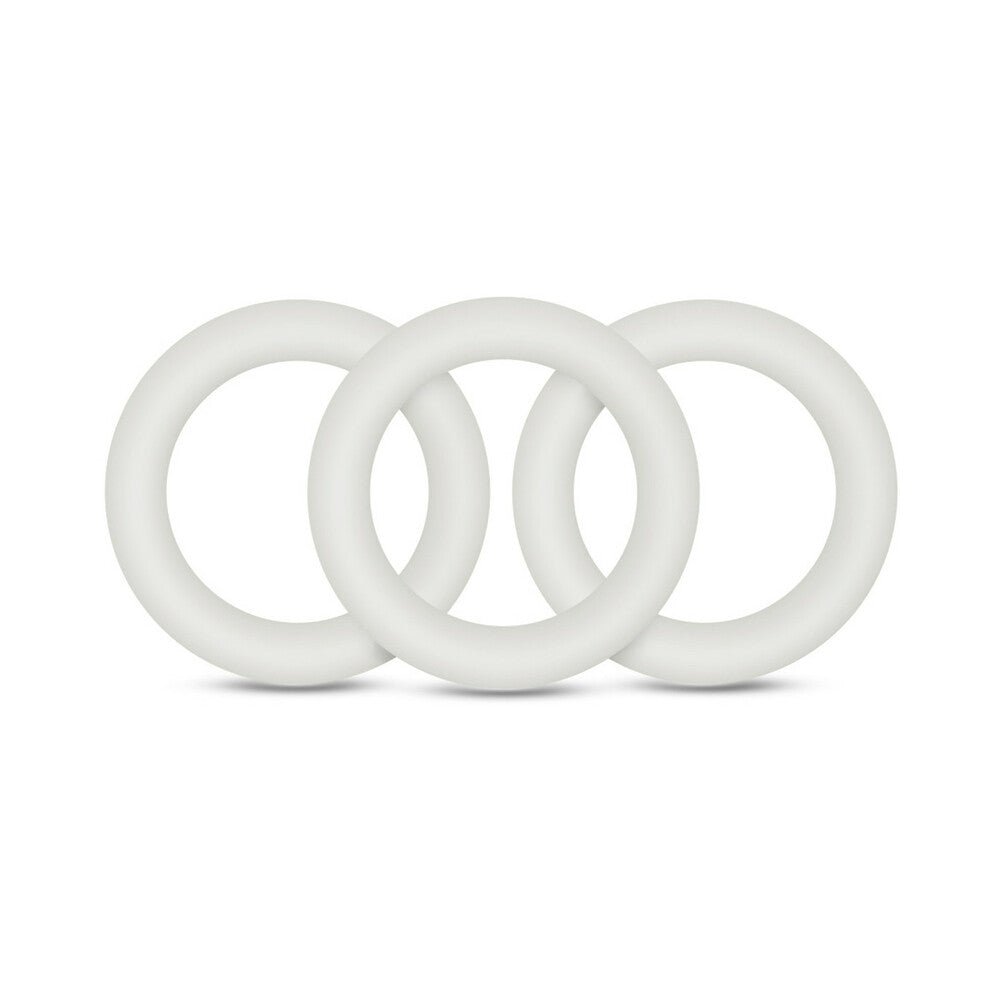 Performance VS2 Pure Premium Silicone Cockrings 3-Pack Small White - Image 2