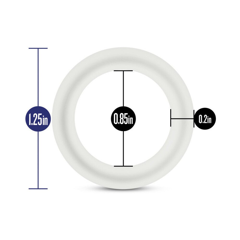 Performance VS2 Pure Premium Silicone Cockrings 3-Pack Small White - Image 8