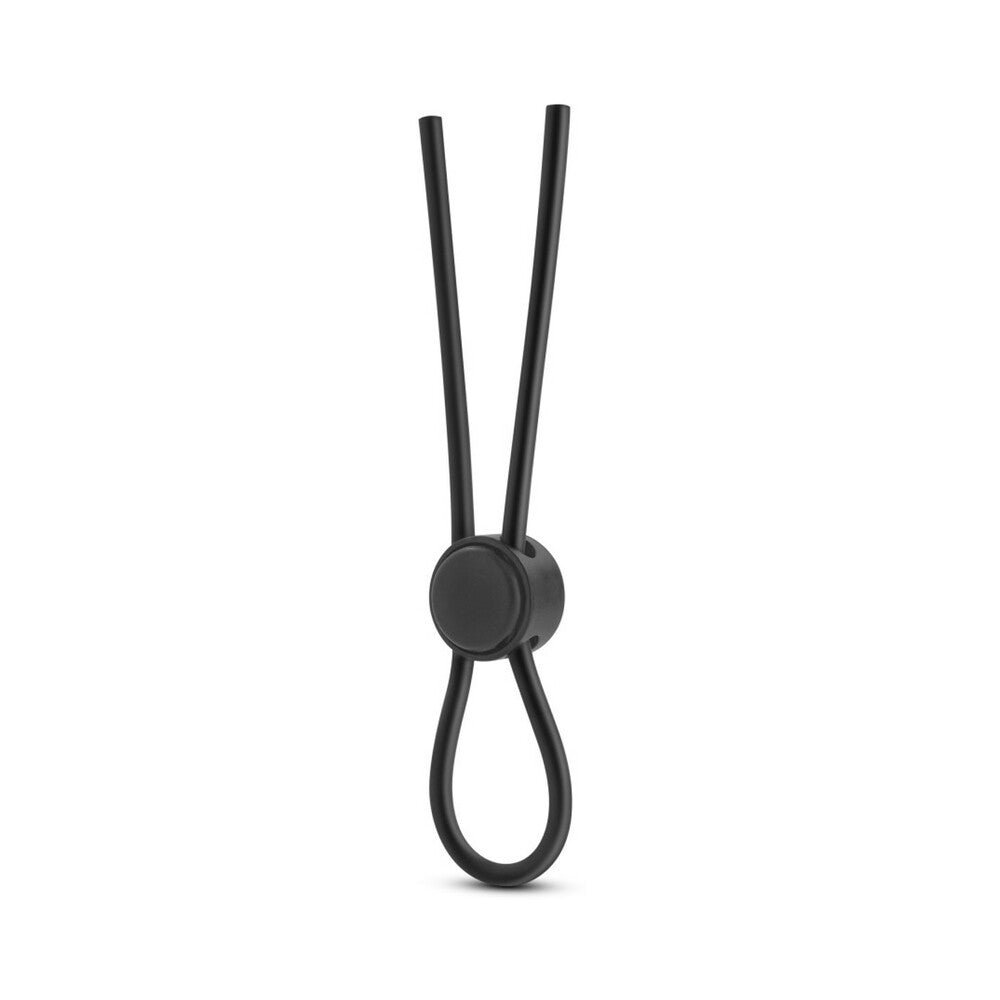 Stay Hard Silicone Loop Lasso/Bolo Cockring Black - Image 2