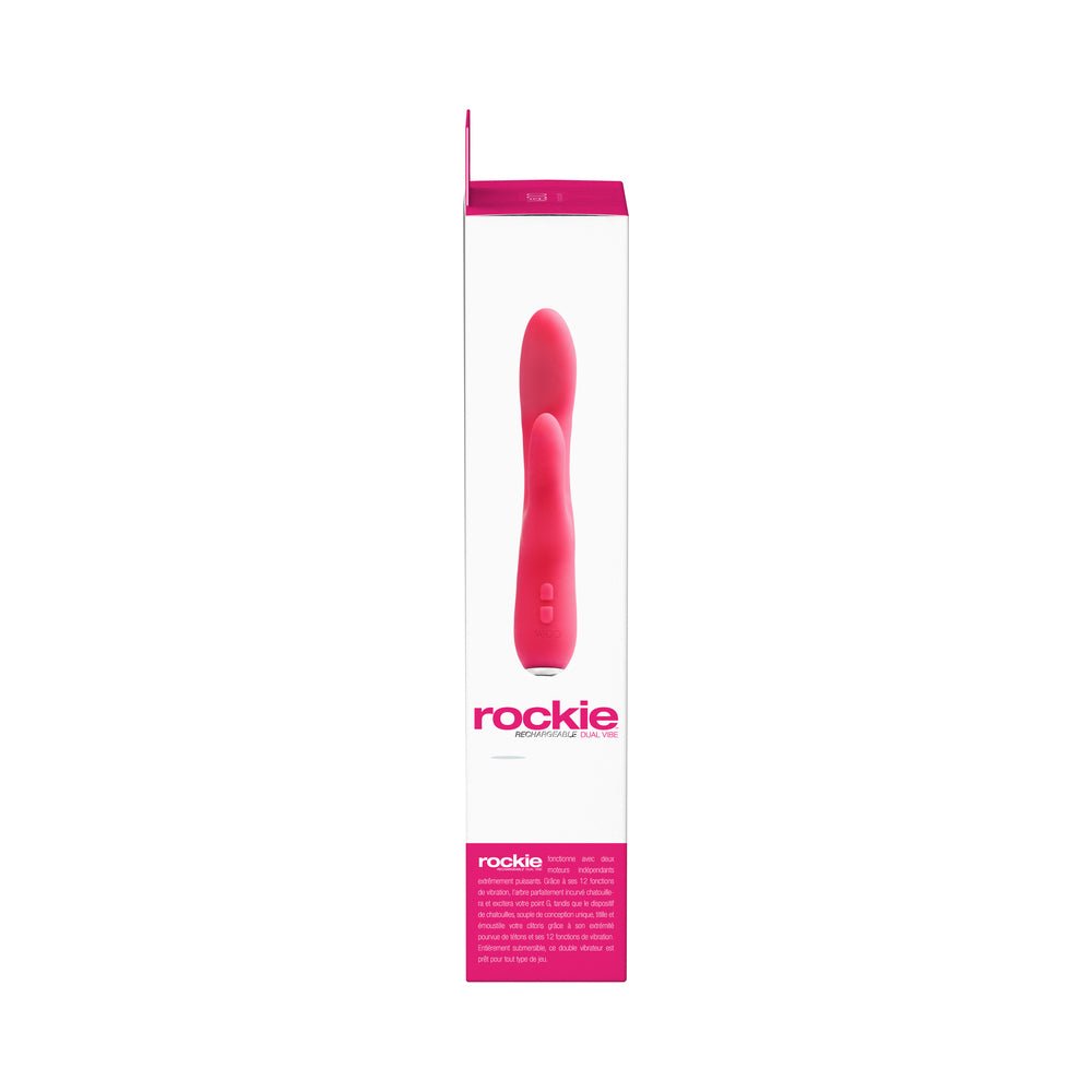 VeDO Rockie Rechargeable Dual Vibe - Foxy Pink - Image 7