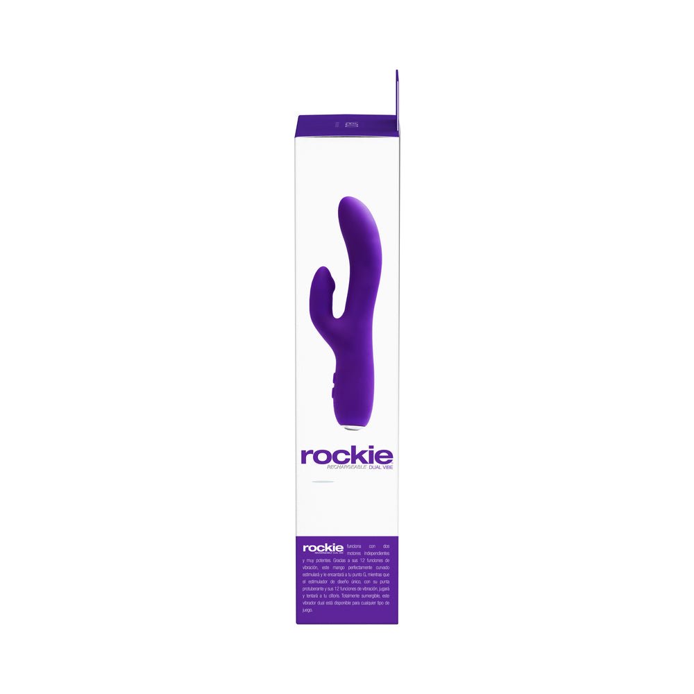 VeDO Rockie Rechargeable Dual Vibe - Into You Indigo - Image 6
