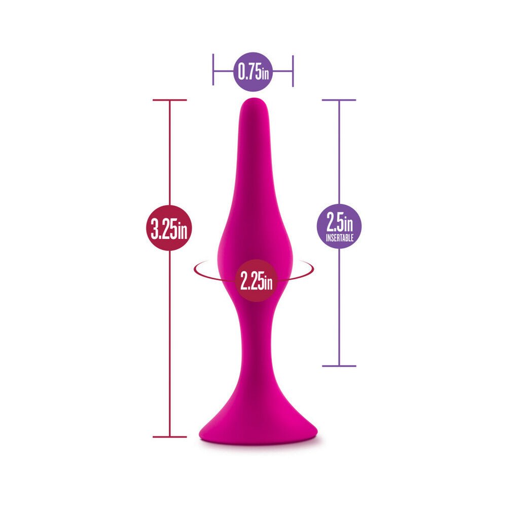 Luxe Silicone Beginner Plug Small Pink - Image 7