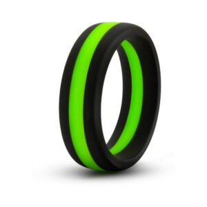 Alternative view of Performance Silicone Go Pro Cock Ring Black/Green/Black