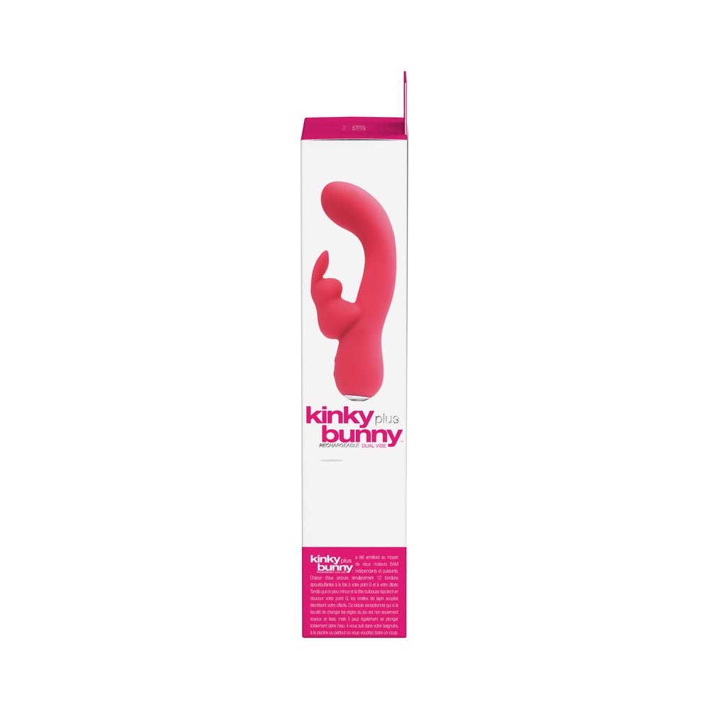 VeDO Kinky Bunny Rechargeable Rabbit Vibrator - Pretty In Pink - Image 6