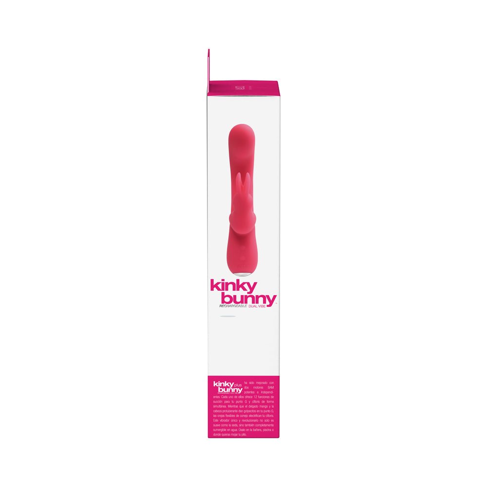 VeDO Kinky Bunny Rechargeable Rabbit Vibrator - Pretty In Pink - Image 7