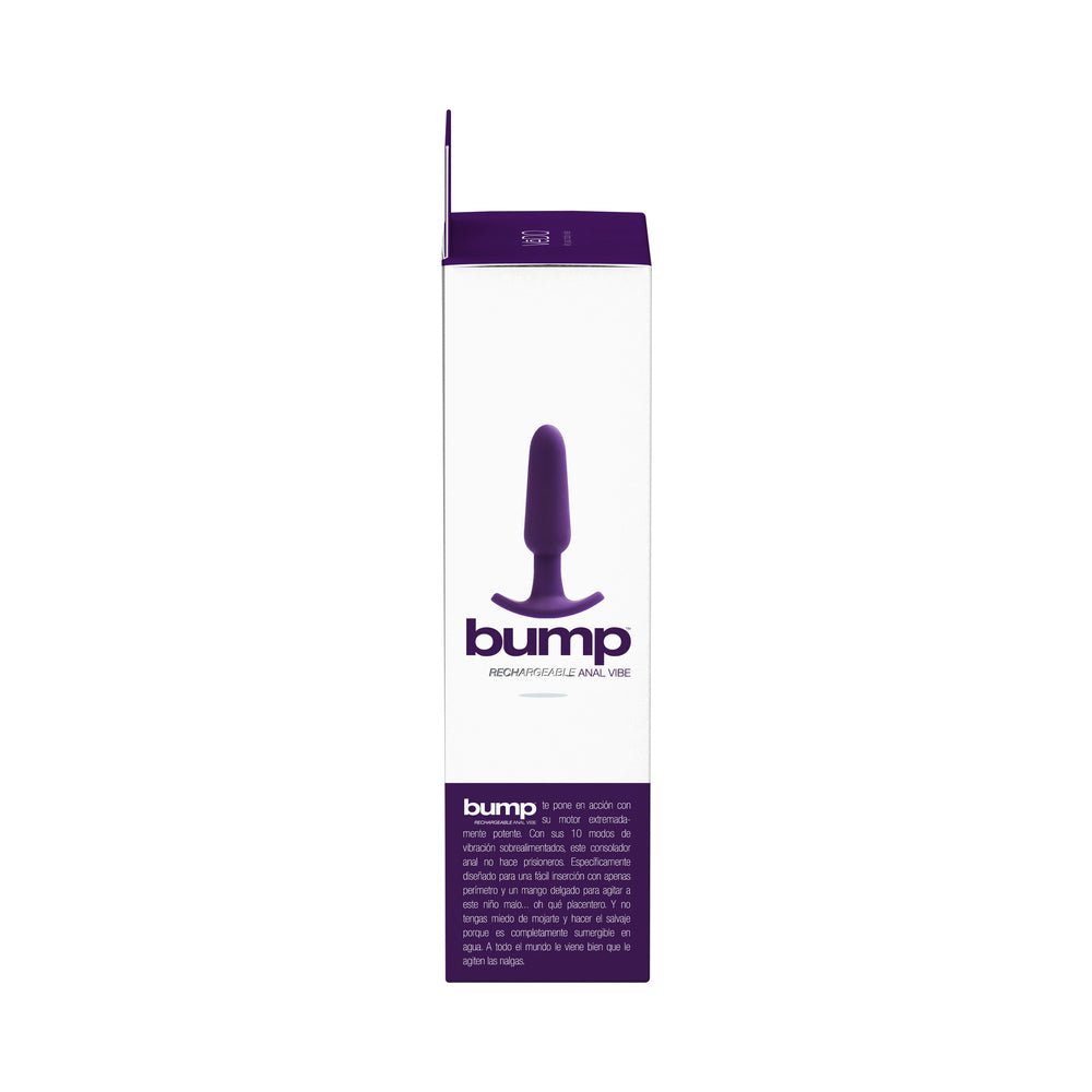 VeDO Bump Rechargeable Anal Vibe - Deep Purple - Image 6