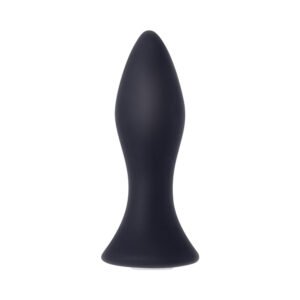Alternative view of Evolved Mighty Mini Rechargeable Vibrating Silicone Anal Plug Black
