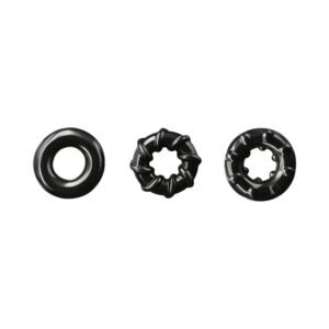 Alternative view of Renegade Dyno Rings 3-Pack Black