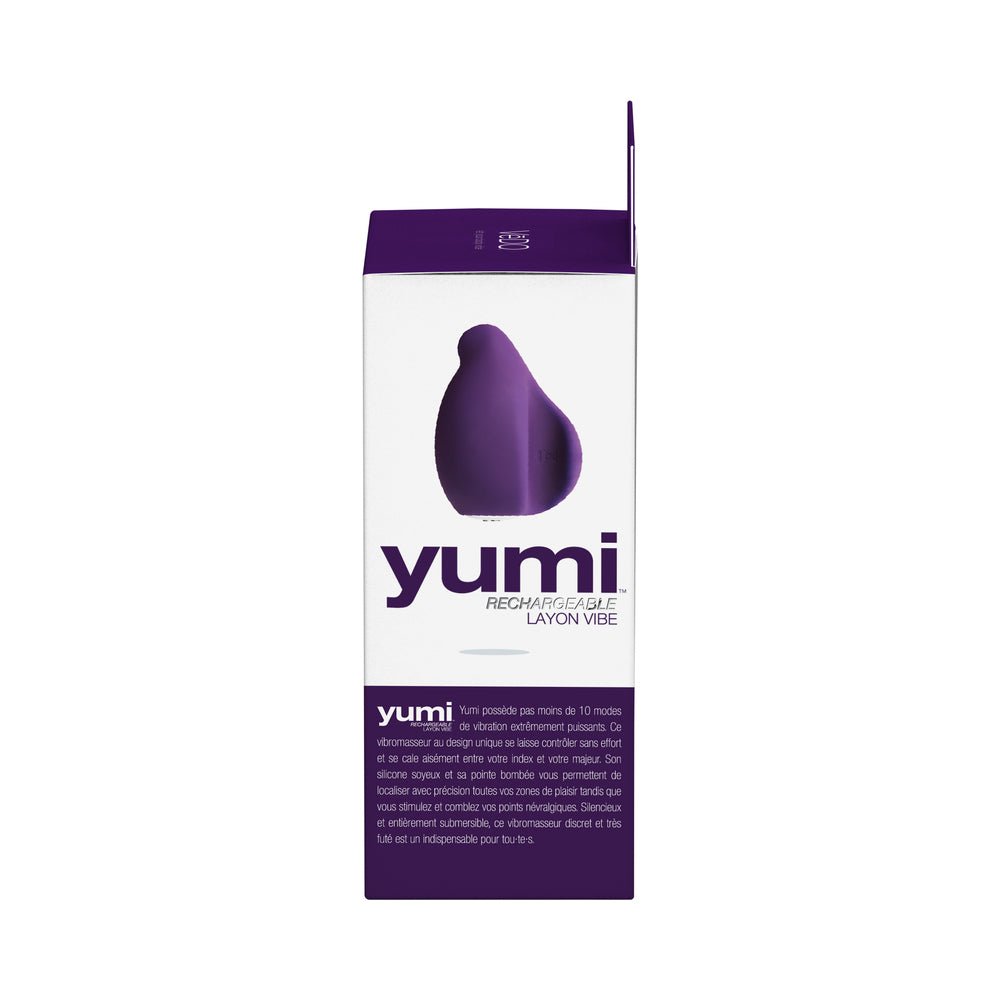 VeDO Yumi Rechargeable Finger Vibe - Deep Purple - Image 6