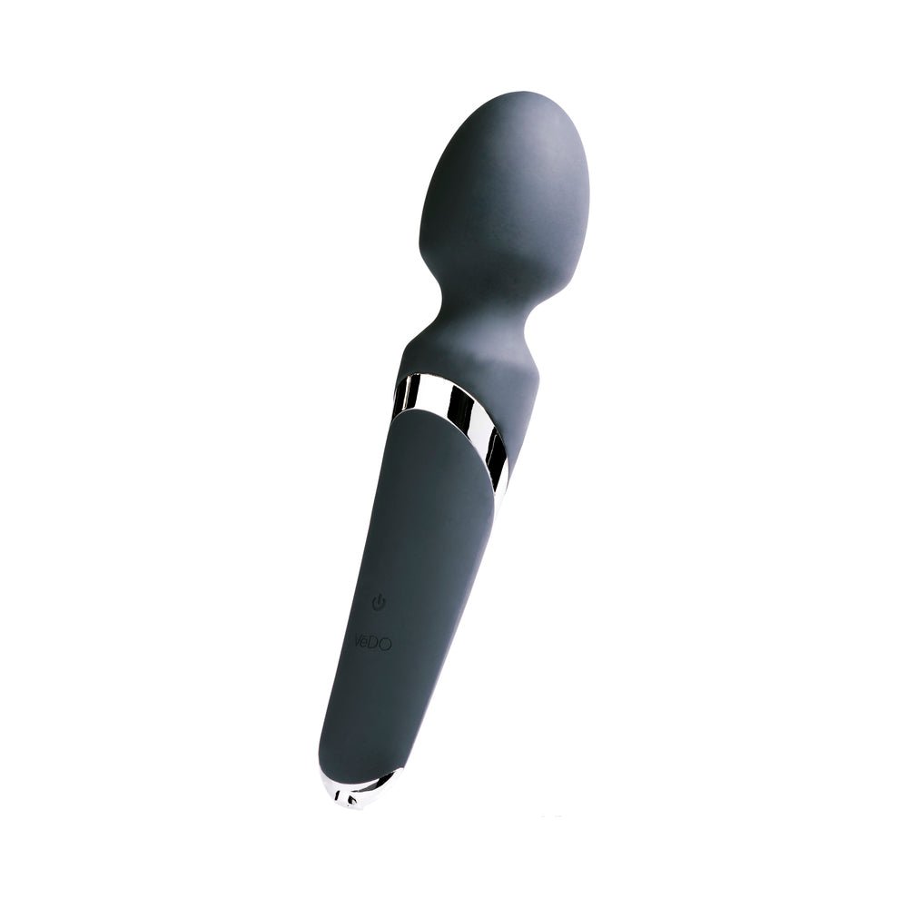 VeDO Wanda Rechargeable Wand Vibe - Just Black - Image 3