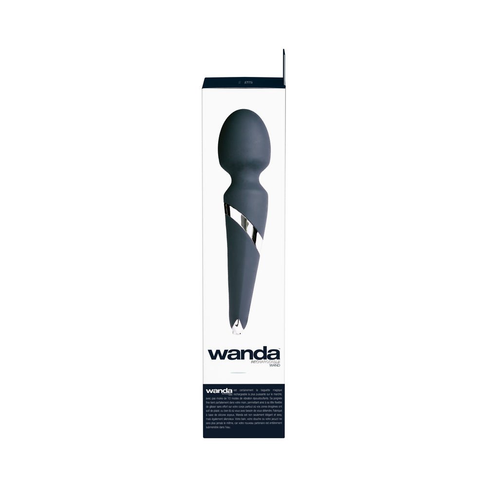 VeDO Wanda Rechargeable Wand Vibe - Just Black - Image 6