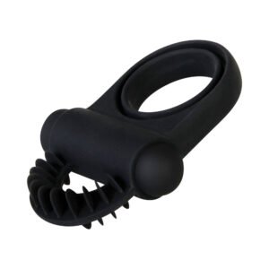 Alternative view of Zero Tolerance Bell Ringer Rechargeable Vibrating Flicking Silicone Cockring Black