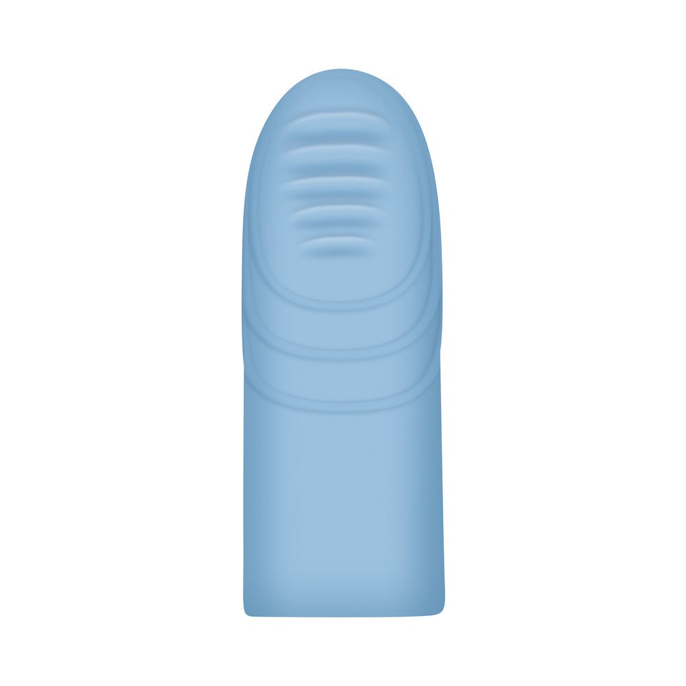 Evolved Fingerlicious Rechargeable Silicone Finger Vibrator Blue - Image 5