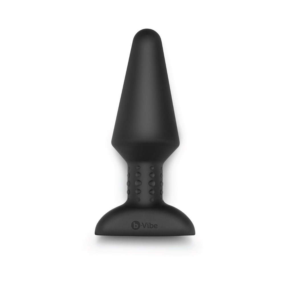 b-Vibe Rimming XL Rotating and Vibrating Remote Control Plug Black - Image 2