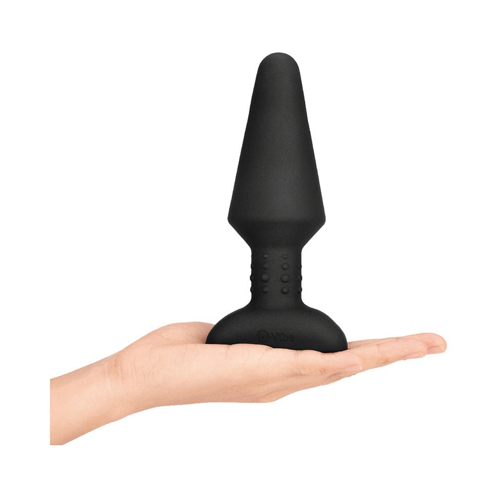 b-Vibe Rimming XL Rotating and Vibrating Remote Control Plug Black - Image 5