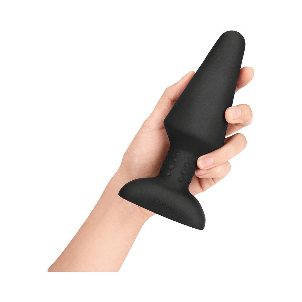 b-Vibe Rimming XL Rotating and Vibrating Remote Control Plug Black - Image 6