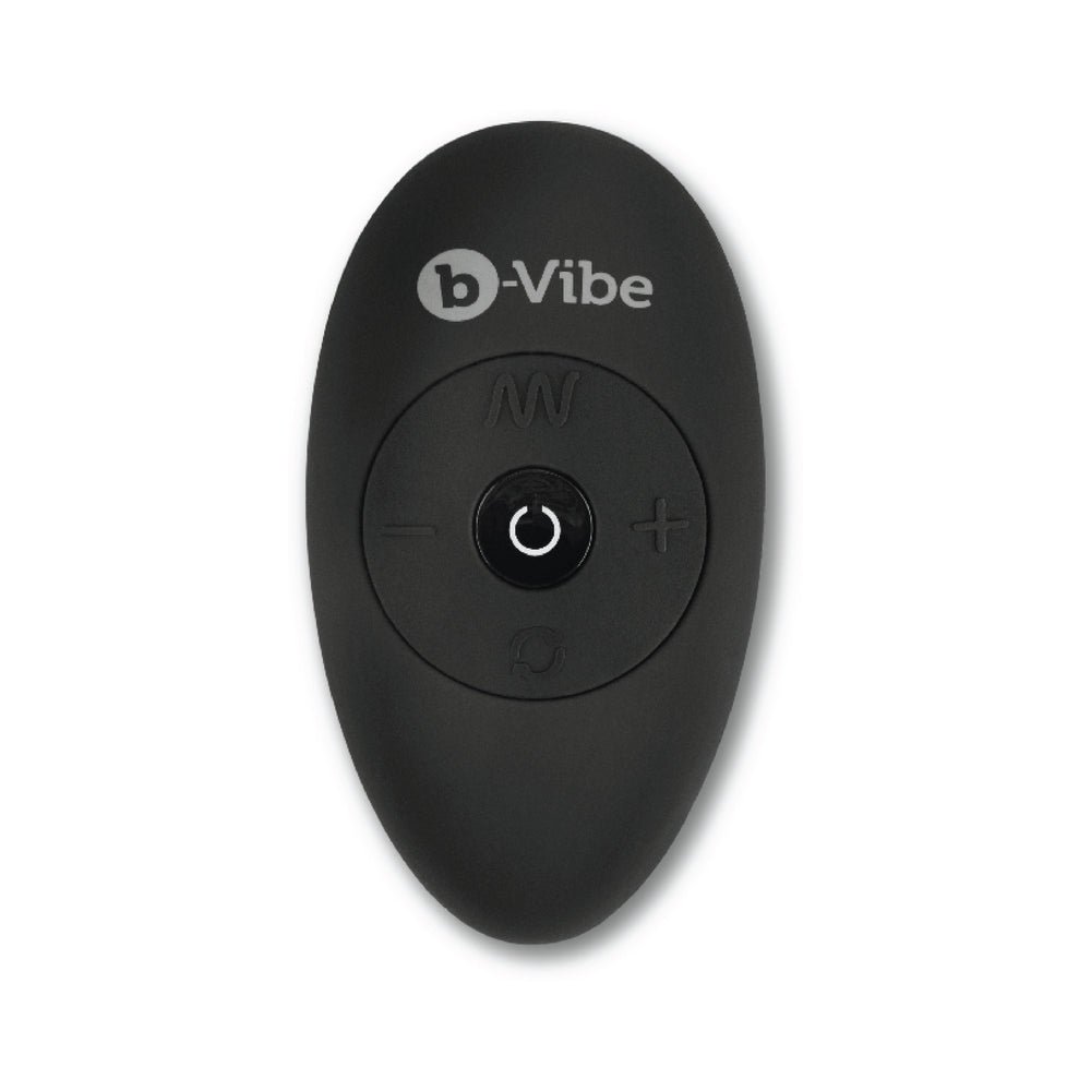 b-Vibe Rimming XL Rotating and Vibrating Remote Control Plug Black - Image 7