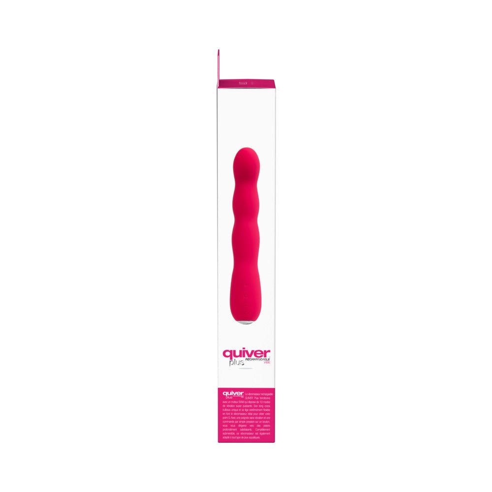 VeDO Quiver Plus Rechargeable Vibe Foxy Pink - Image 6