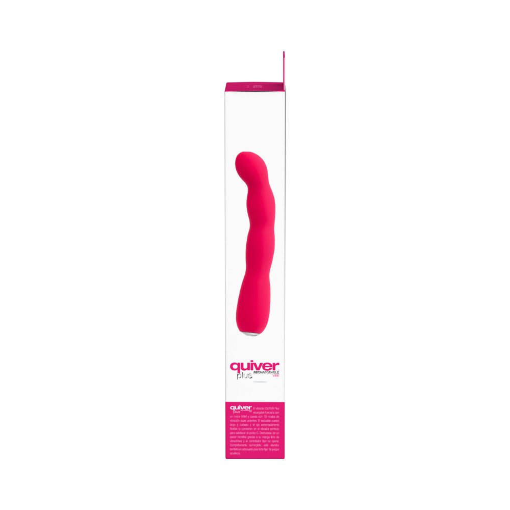 VeDO Quiver Plus Rechargeable Vibe Foxy Pink - Image 7