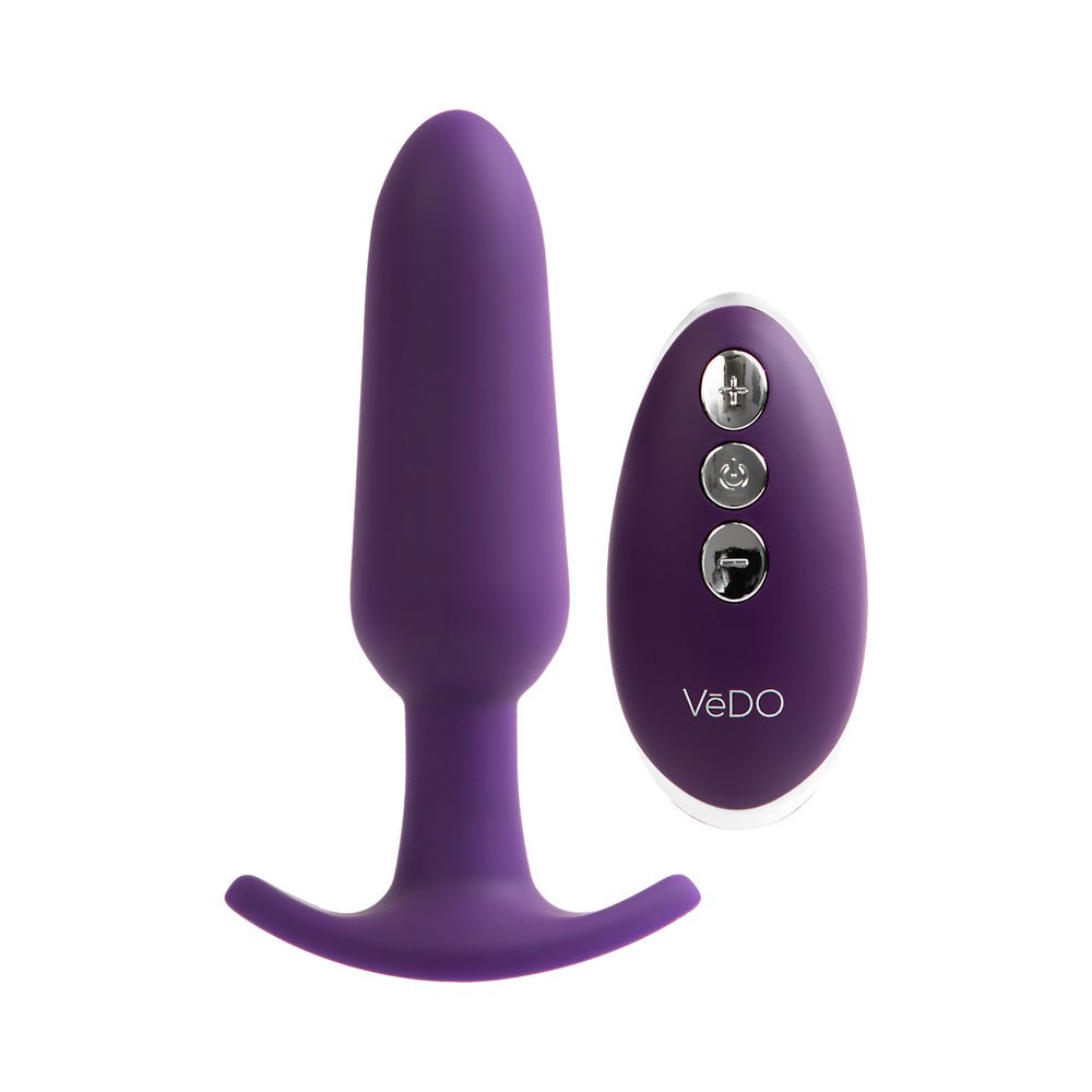 Bump Plus Rechargeable Remote Control Anal Vibe Purple - Image 2