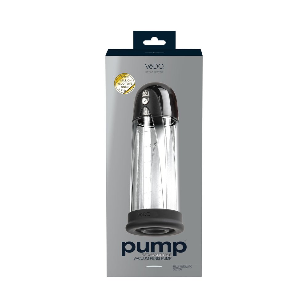 Pump Rechargeable Vacuum Penis Pump Black - Image 5
