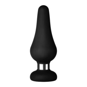 Alternative view of Forto F-21 Tear Drop Silicone Anal Plug Large Black