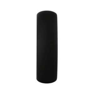 Forto F-64 Wide Liquid Silicone Cockring Medium Black - Image 3