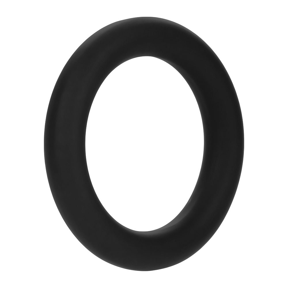 Forto F-61 3-Piece Silicone Cockring Set Black - Image 8