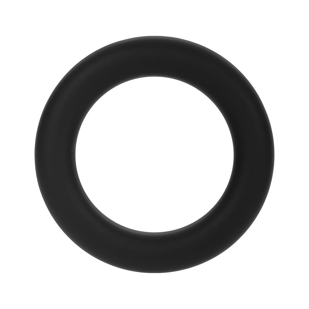 Forto F-61 3-Piece Silicone Cockring Set Black - Image 9