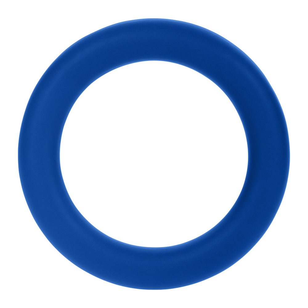 Forto F-61 3-Piece Silicone Cockring Set Blue - Image 6