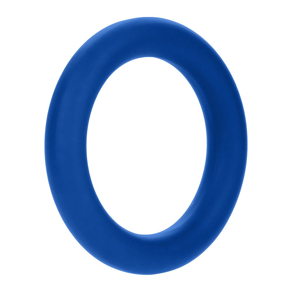 Forto F-61 3-Piece Silicone Cockring Set Blue - Image 8