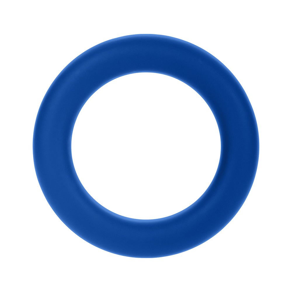 Forto F-61 3-Piece Silicone Cockring Set Blue - Image 9