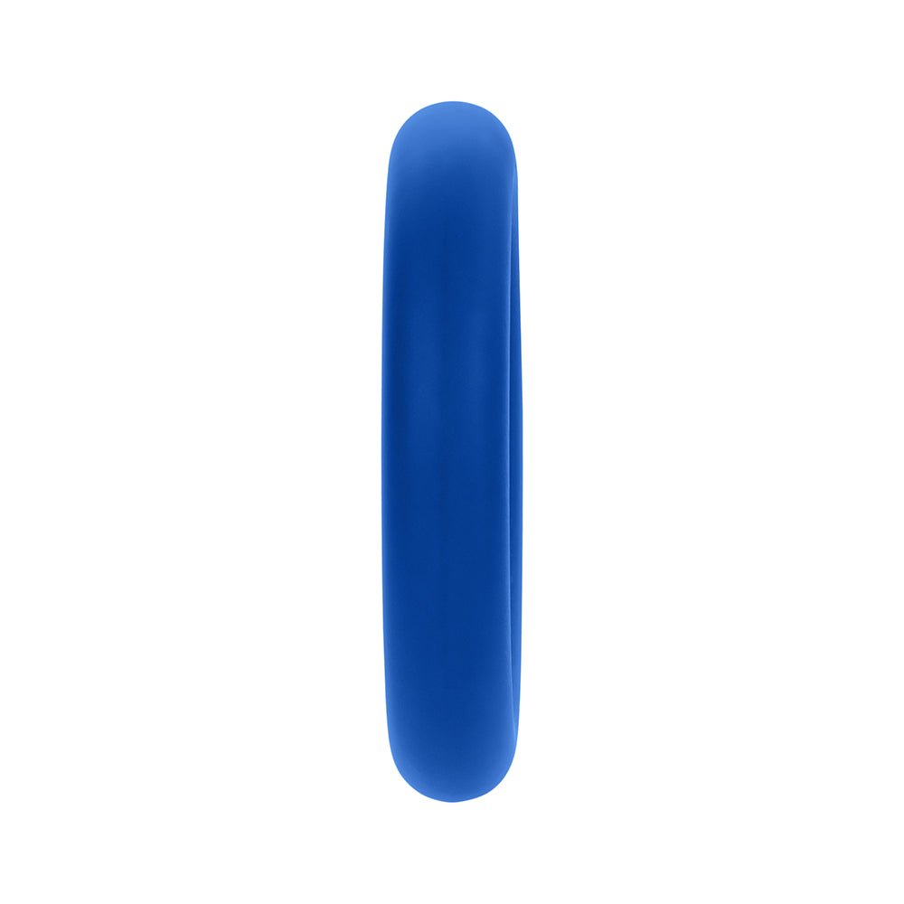 Forto F-61 3-Piece Silicone Cockring Set Blue - Image 10