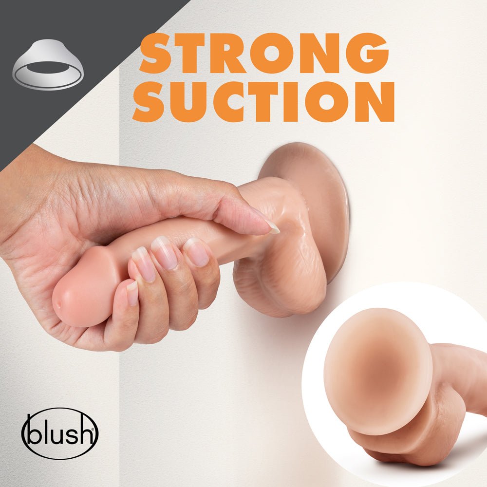 Dr. Skin Dr. Spin 6 in. Gyrating Realistic Dildo with Balls Beige - Image 9