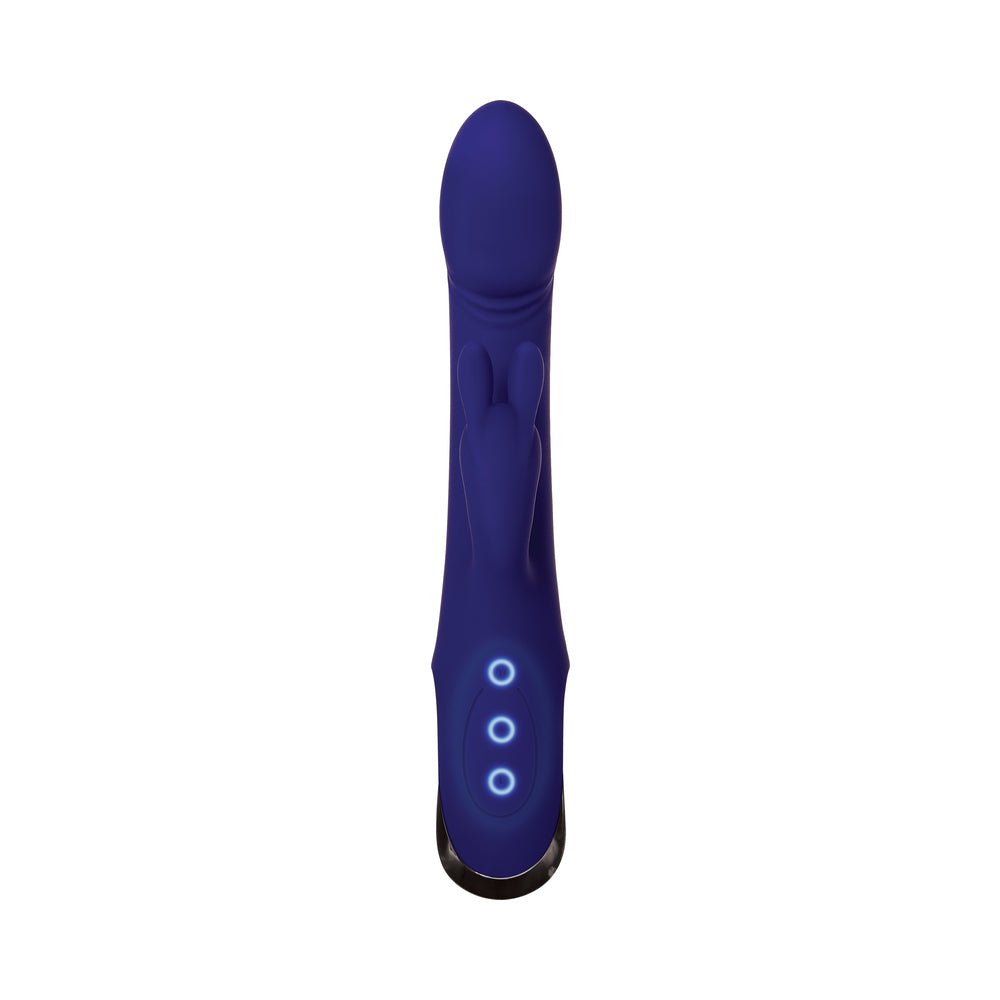 Evolved Bunny Buddy Rechargeable Silicone Rabbit Vibrator Blue - Image 2