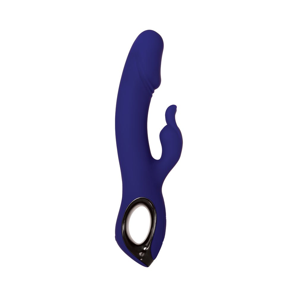 Evolved Bunny Buddy Rechargeable Silicone Rabbit Vibrator Blue - Image 8