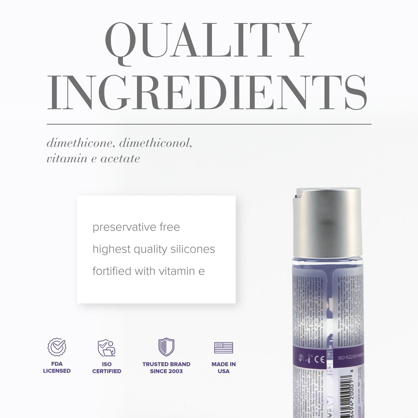 JO Xtra Silky Silicone Lubricant 2 oz. - Image 2