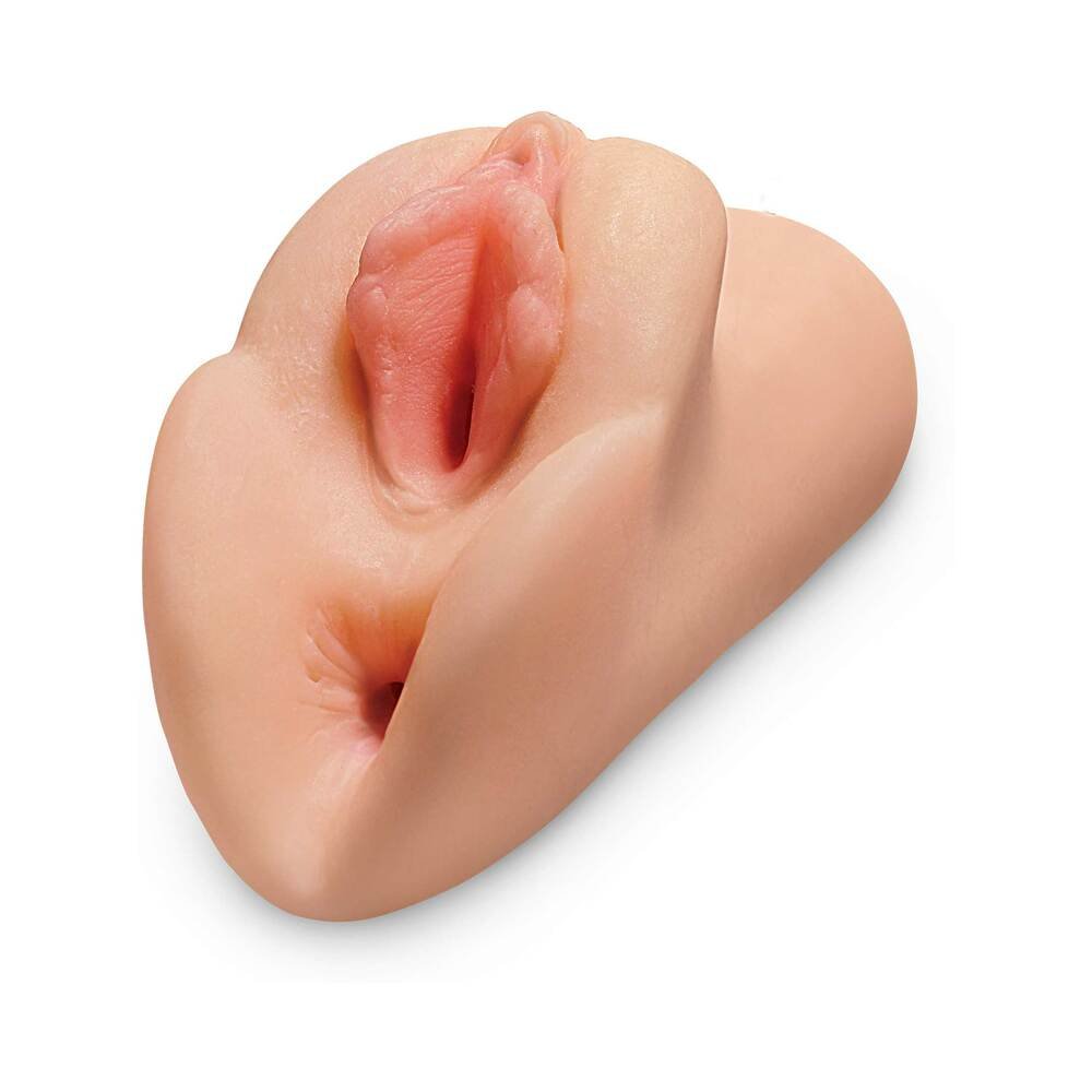 PDX Plus Perfect Pussy Double Stroker Beige - Image 3