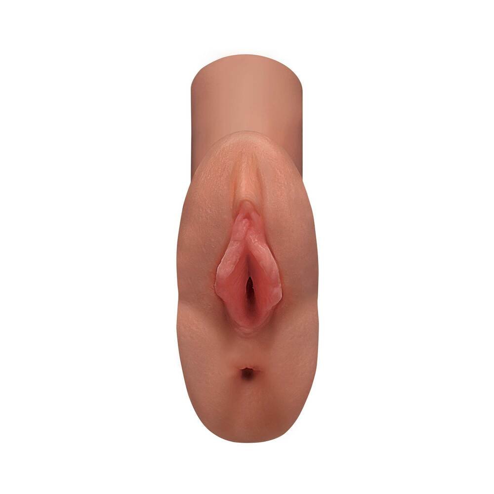 PDX Plus Perfect Pussy Double Stroker Tan - Image 2